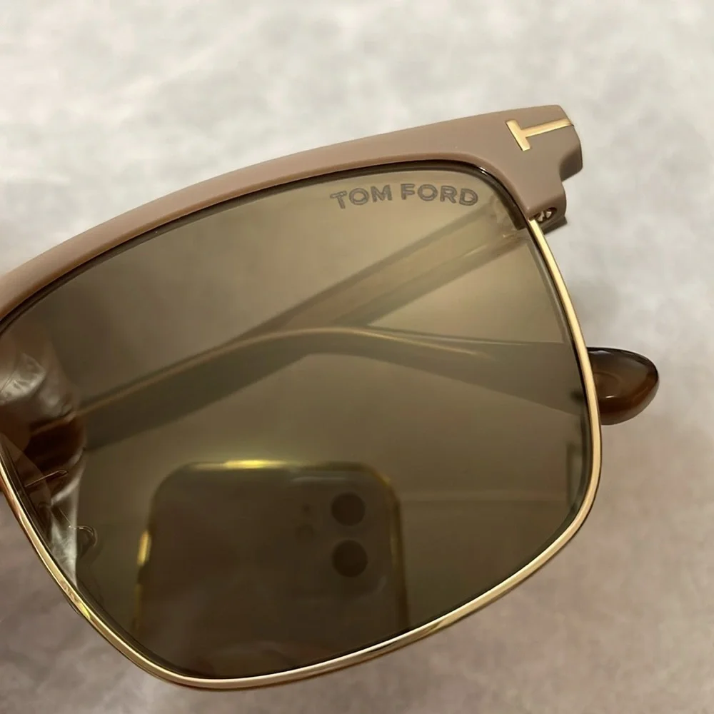 AUTHENTIC TOM FORD Hudson Square Sunglasses, 55mm
